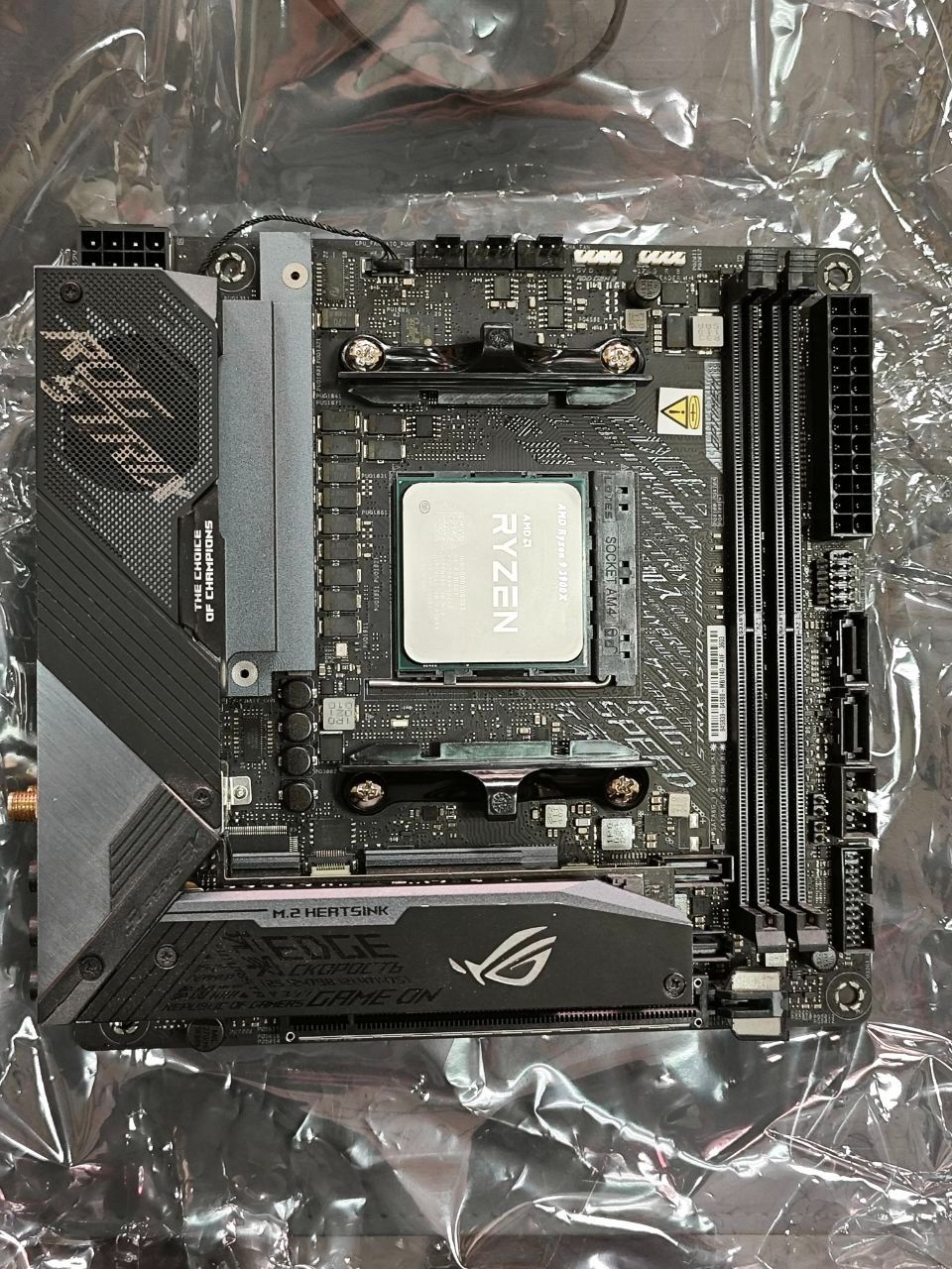 2.禮包B --＞ 8500 不拆 AMD Ryzen™ 9 3900X ROG STRIX X570-I GAMING