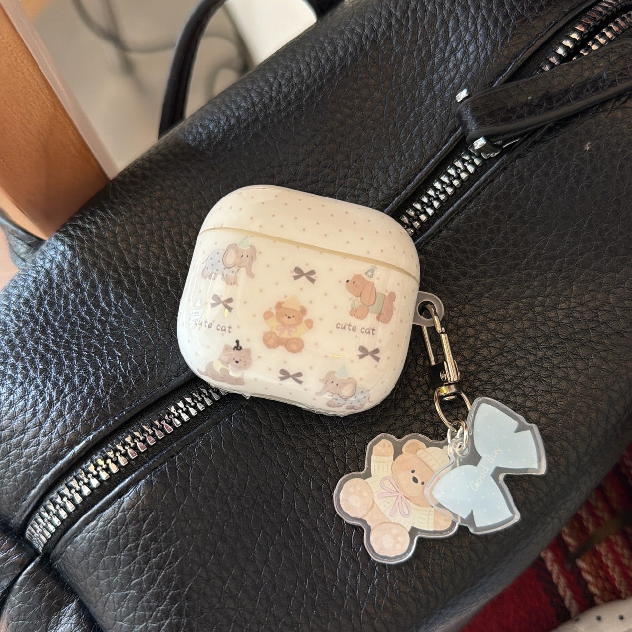小動物印花耳機殼