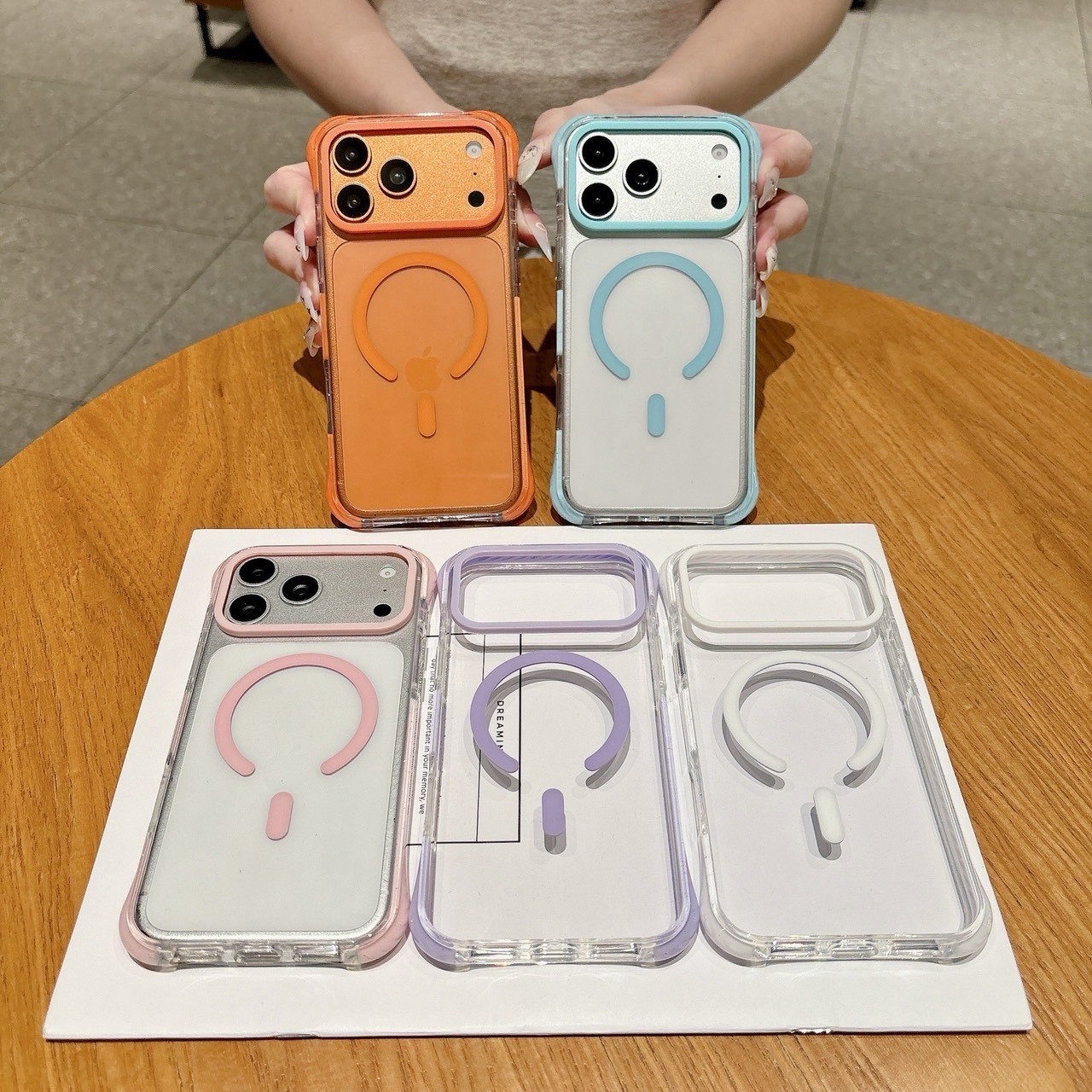四角防撞透明手機殼
