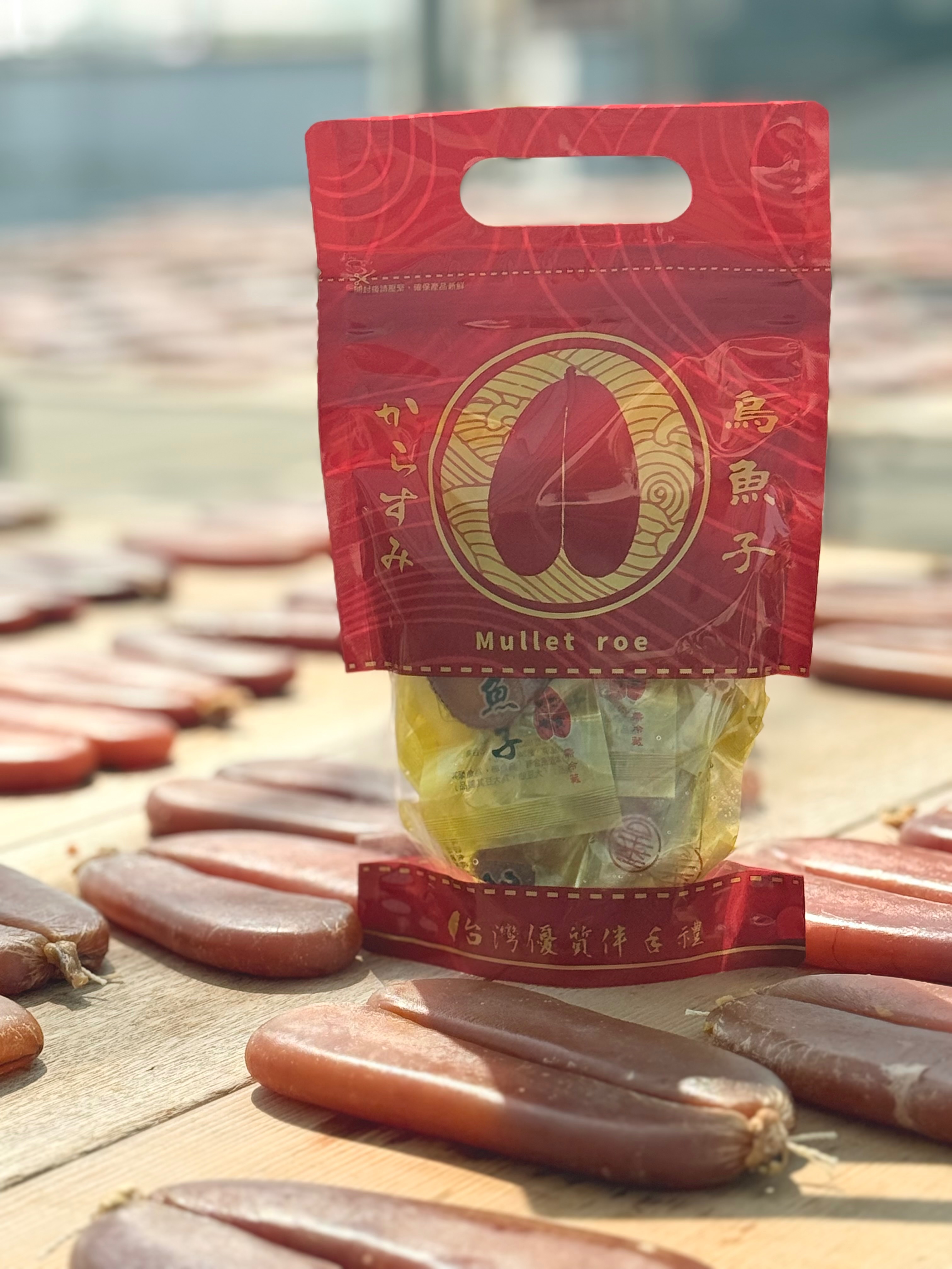 一口烏魚子