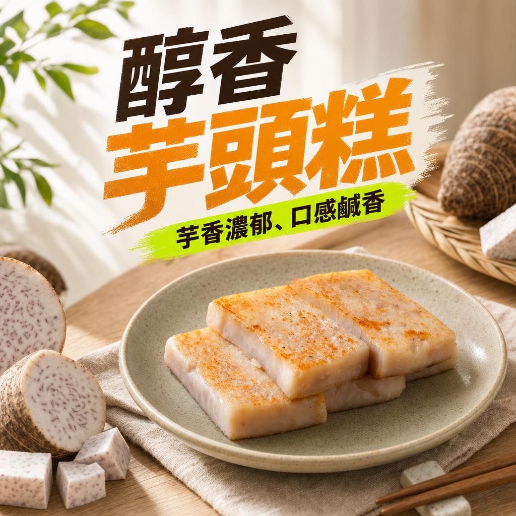 得來素-醇香芋頭糕（全素）     商品編號：4713006141283