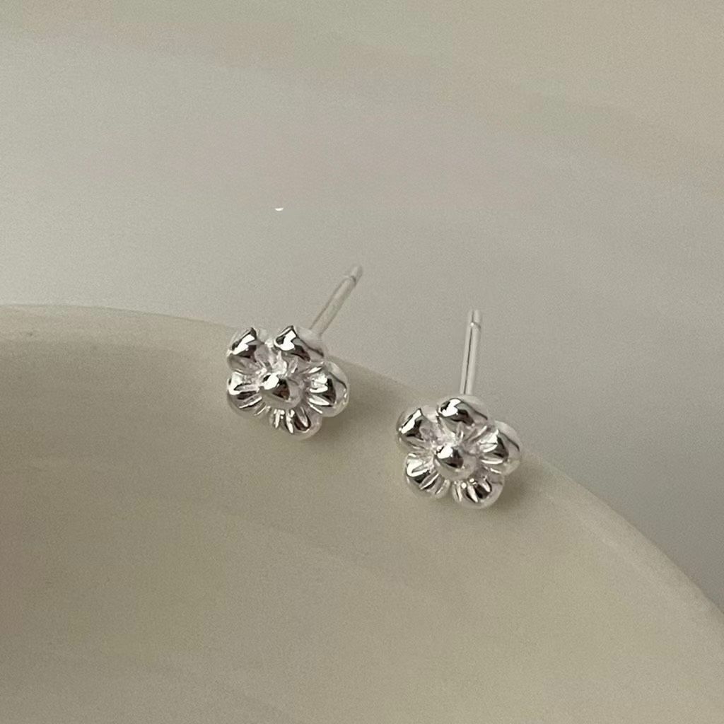 花漾微光銀耳針*925 全銀