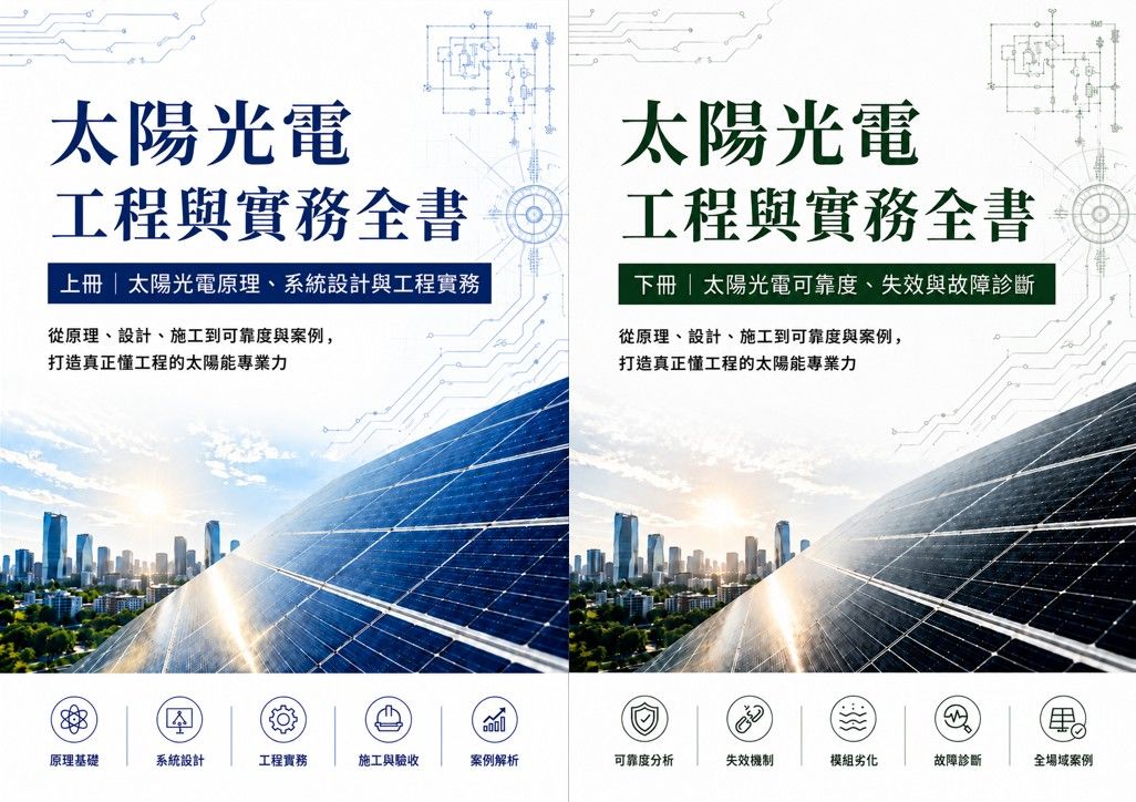 太陽光電工程與實務全書｜上下冊套書 （實體書）