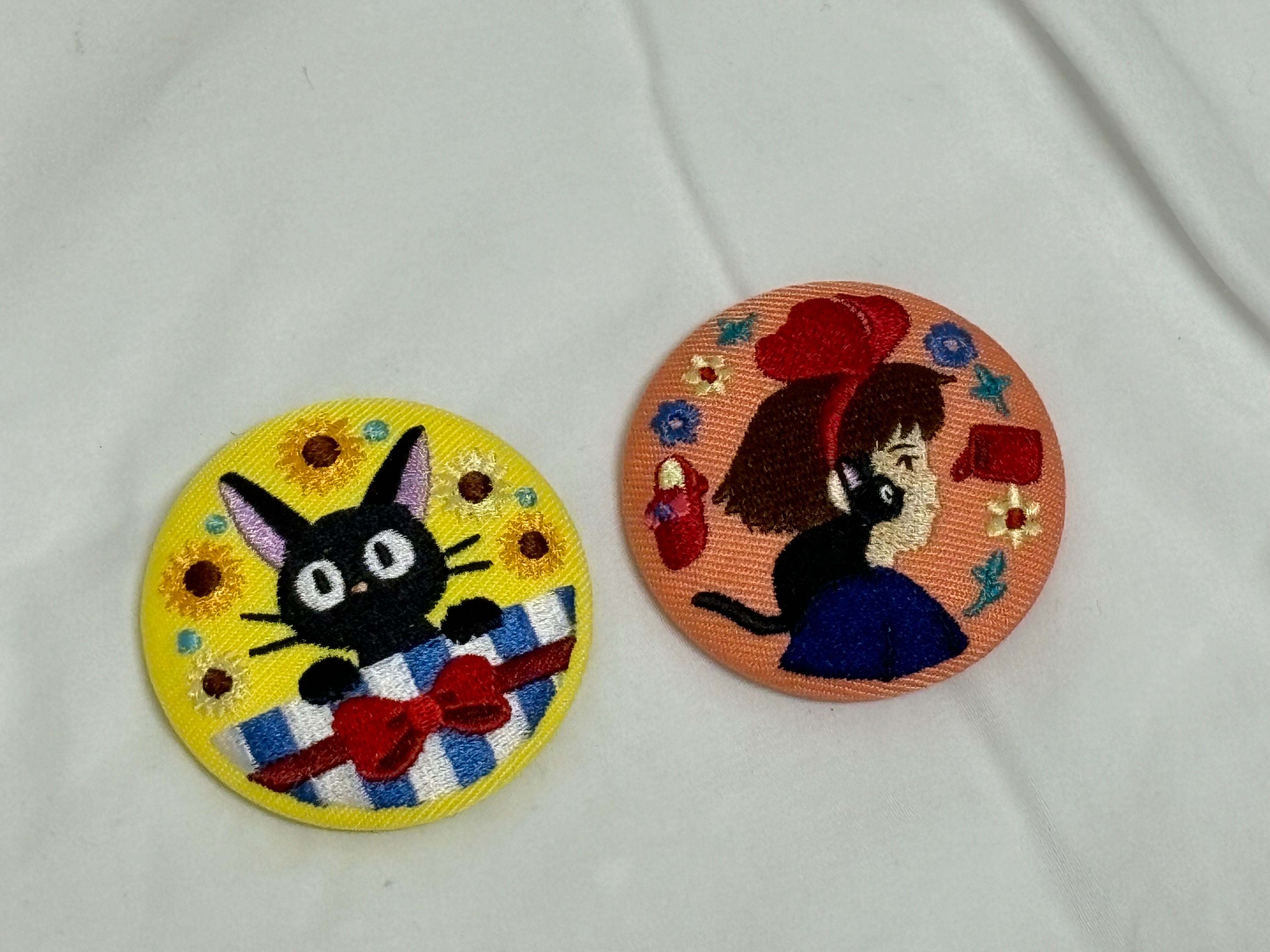 （二手）吉卜力工作室刺繡徽章2個