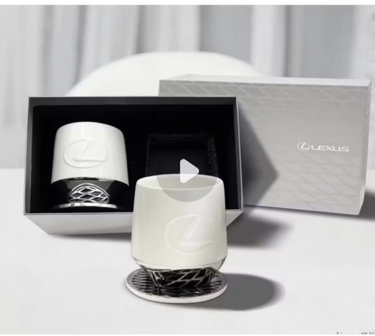 （全新）LEXUS幻影流光雙人杯組精品馬克杯對杯 禮盒裝