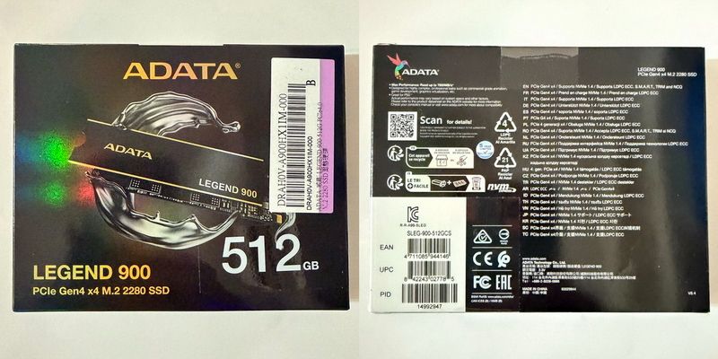 ADATA 512G 全新未折
